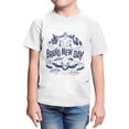 thumbnail image 1 of Marvel Spider-Man Brand New Day Youth Hulk & Spidey Line Web Art T-Shirt (Bright White, XS-XL), 1 of 4