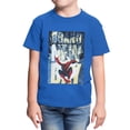 thumbnail image 1 of Marvel Spider-Man Brand New Day Youth Spidey Night Swing T-Shirt (Royal, XS-XL), 1 of 4