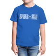 thumbnail image 1 of Marvel Spider-Man Brand New Day Youth Spidey Web Logo Fill T-Shirt (Royal, XS-XL), 1 of 4