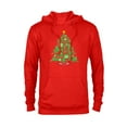 thumbnail image 1 of Marvel Spider-Man Christmas Tree Holiday - Pullover Hoodie for Adults – Customized-Red Heather, 1 of 5