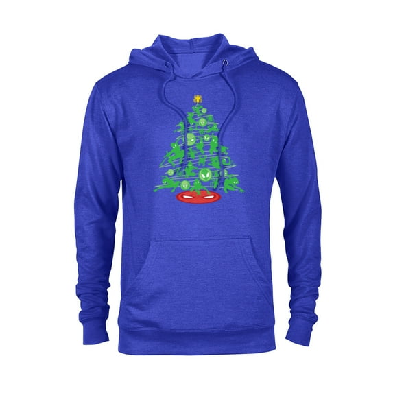 Marvel Spider-Man Christmas Tree Holiday - Pullover Hoodie for Adults – Customized-Royal Heather