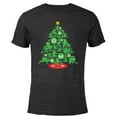 thumbnail image 1 of Marvel Spider-Man Christmas Tree Holiday - Short Sleeve Blended T-Shirt for Adults – Customized-Black, 1 of 5
