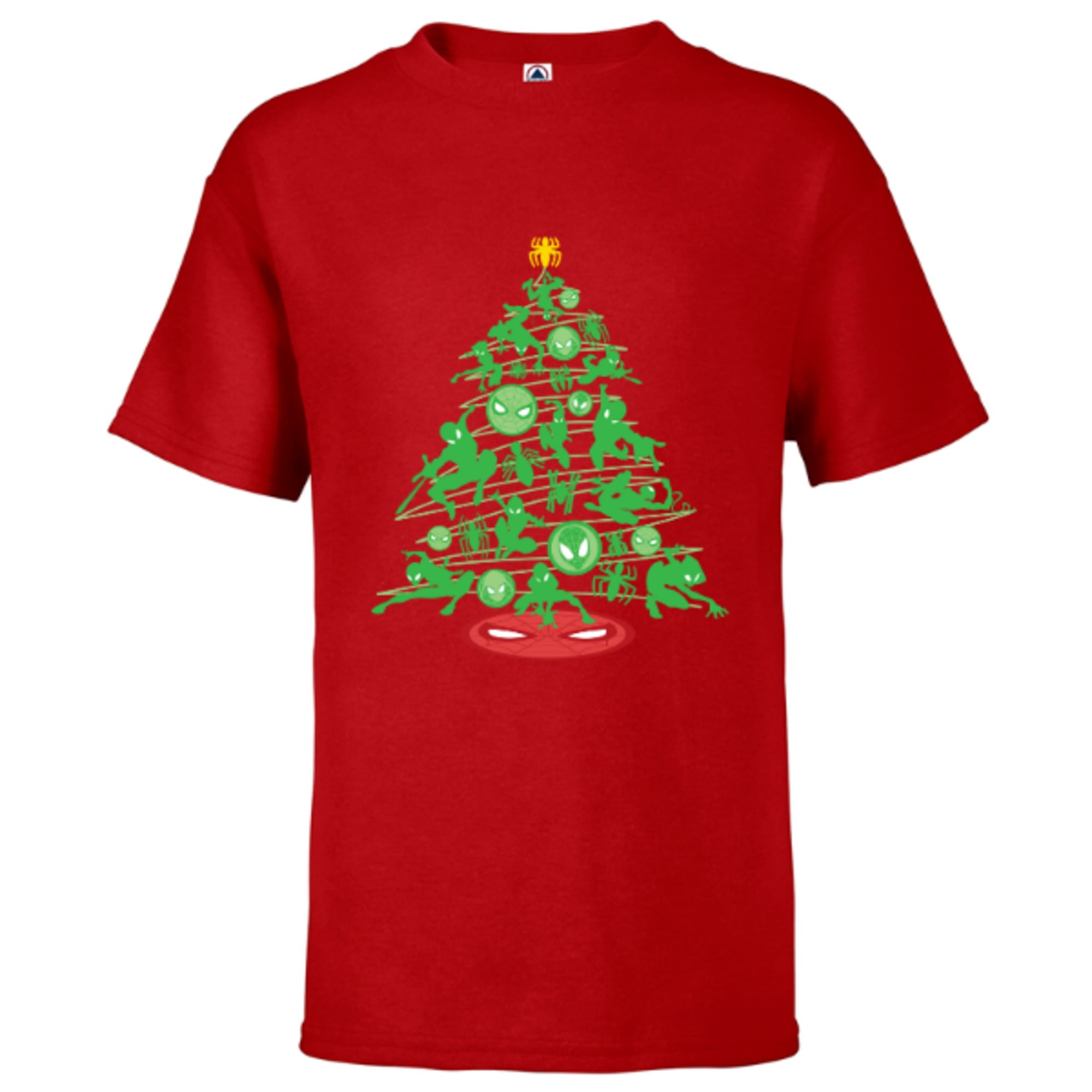 Red Christmas Spiderman T-Shirt main image 1