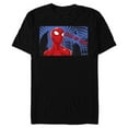 thumbnail image 1 of Marvel Spider-Man Class of 2023 Graduation Comic - Short Sleeve Blended T-Shirt for Adults - Customized-Black, 1 of 5