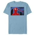 thumbnail image 1 of Marvel Spider-Man Class of 2023 Graduation Comic - Short Sleeve Blended T-Shirt for Adults - Customized-Ocean Blue, 1 of 5