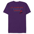 thumbnail image 1 of Marvel Spider-Man Class of 2023 Graduation Web Letters - Short Sleeve Blended T-Shirt for Adults - Customized-Purple, 1 of 5