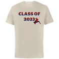 thumbnail image 1 of Marvel Spider-Man Class of 2023 Graduation Web Letters - Short Sleeve Cotton T-Shirt for Adults - Customized-Natural, 1 of 5