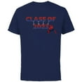 thumbnail image 1 of Marvel Spider-Man Class of 2023 Graduation Web Letters - Short Sleeve Cotton T-Shirt for Adults - Customized-Navy, 1 of 5