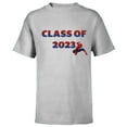 thumbnail image 1 of Marvel Spider-Man Class of 2023 Graduation Web Letters - Short Sleeve T-Shirt for Kids - Customized-Athletic Heather, 1 of 5
