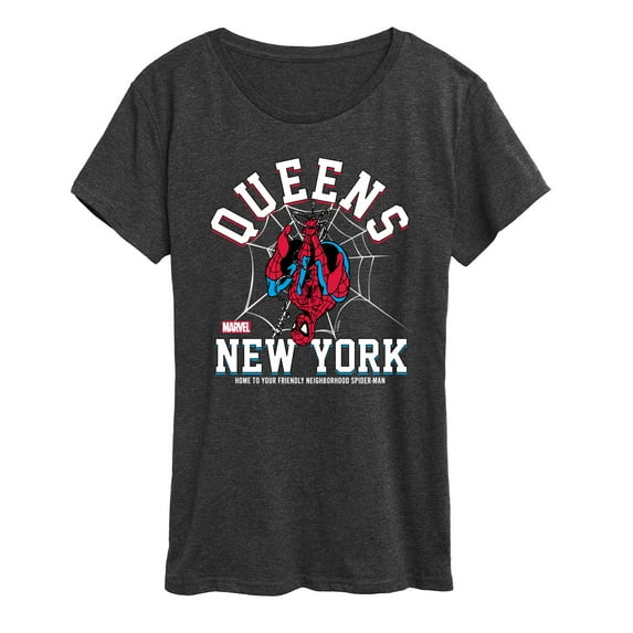 Marvel Spider-Man - Collegiate - Ladies Short Sleeve Graphic T-Shirt