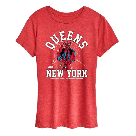 Marvel Spider-Man - Collegiate - Ladies Short Sleeve Graphic T-Shirt