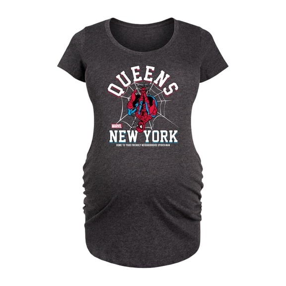 Marvel Spider-Man - Collegiate - Maternity Scoop Neck Graphic T-Shirt