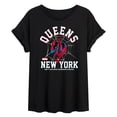 thumbnail image 1 of Marvel Spider-Man - Collegiate - Women's Oversized Graphic T-Shirt, 1 of 5