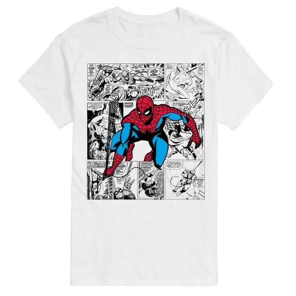 Marvel - Spider-Man Comic Jump - Men's Short Sleeve Graphic T-Shirt