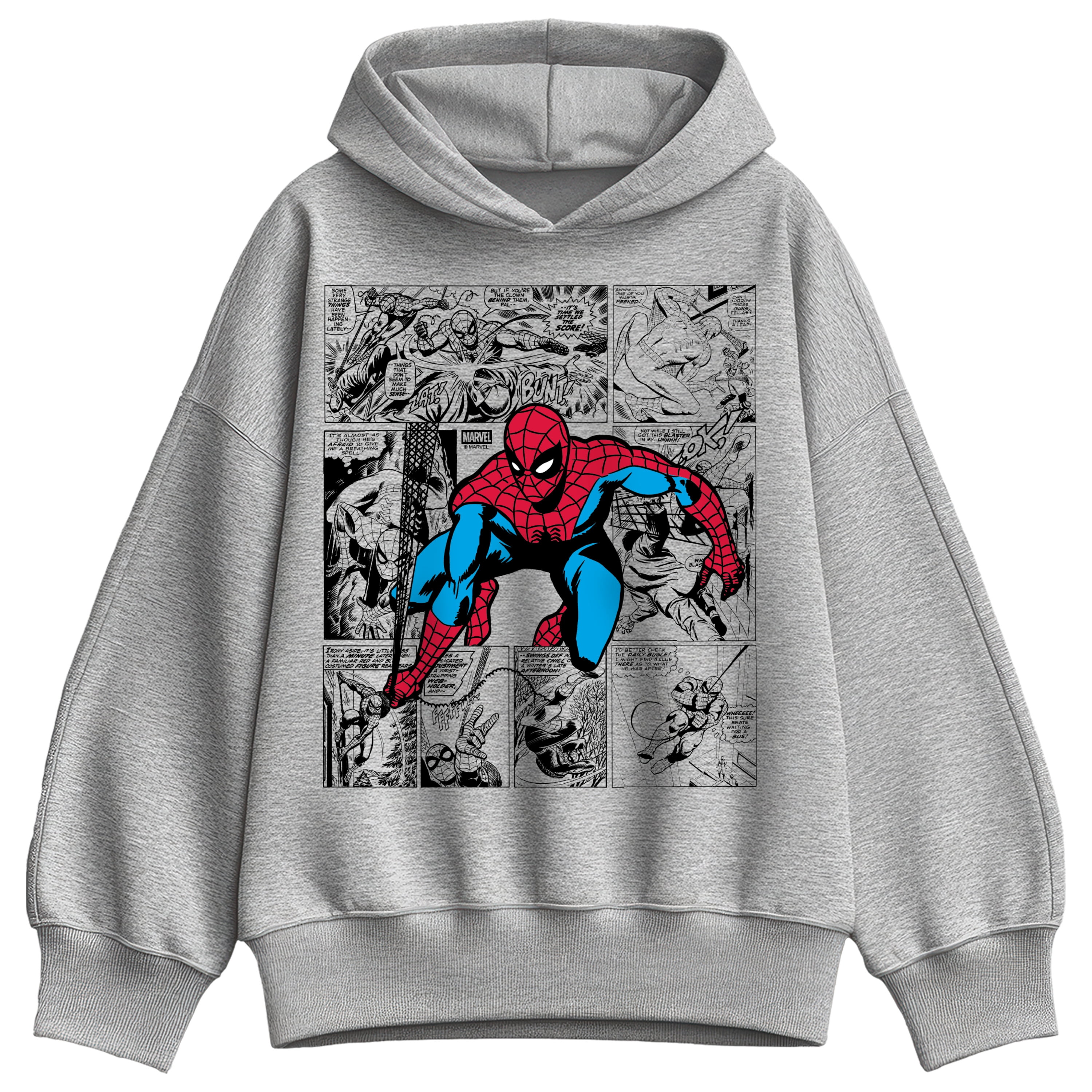 Marvel - Spider-Man Comic Jump - Women's Oversized Fleece Hoodie Sweatshirt