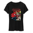thumbnail image 1 of Marvel - Spider-Man Comic Panel Portrait - Women's Short Sleeve Graphic T-Shirt, 1 of 4