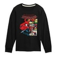 thumbnail image 1 of Marvel - Spider-Man Comic Panel- Youth Long Sleeve Graphic T-Shirt, 1 of 4