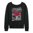 thumbnail image 1 of Marvel Spider-Man - Comic Panels - Ladies French Terry Pullover Sweatshirt, 1 of 5