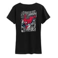 thumbnail image 1 of Marvel Spider-Man - Comic Panels - Ladies Short Sleeve Graphic T-Shirt, 1 of 5