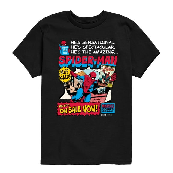 Marvel - Spider-Man Comic - Youth Short Sleeve Graphic T-Shirt