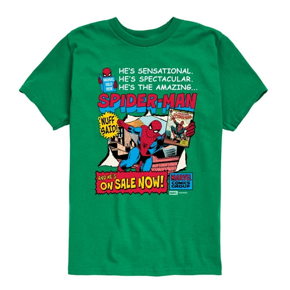 Marvel - Spider-Man Comic - Youth Short Sleeve Graphic T-Shirt