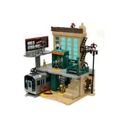 Marvel Spider-Man Daily Bugle Nano Scene & 10 1.65Die-Cast figures, Spiderman Playset