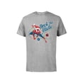 thumbnail image 1 of Marvel Spider-Man Deck The Walls Holiday - Short Sleeve Cotton T-Shirt for Adults- Customized-Athletic Heather, 1 of 4
