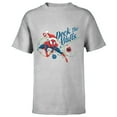 thumbnail image 1 of Marvel Spider-Man Deck The Walls Holiday - Short Sleeve T-Shirt for Kids- Customized-Athletic Heather, 1 of 5