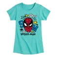 thumbnail image 1 of Marvel Spider-Man - Doodled Spidey - Toddler And Youth Girls Fitted Short Sleeve Graphic T-Shirt, 1 of 4