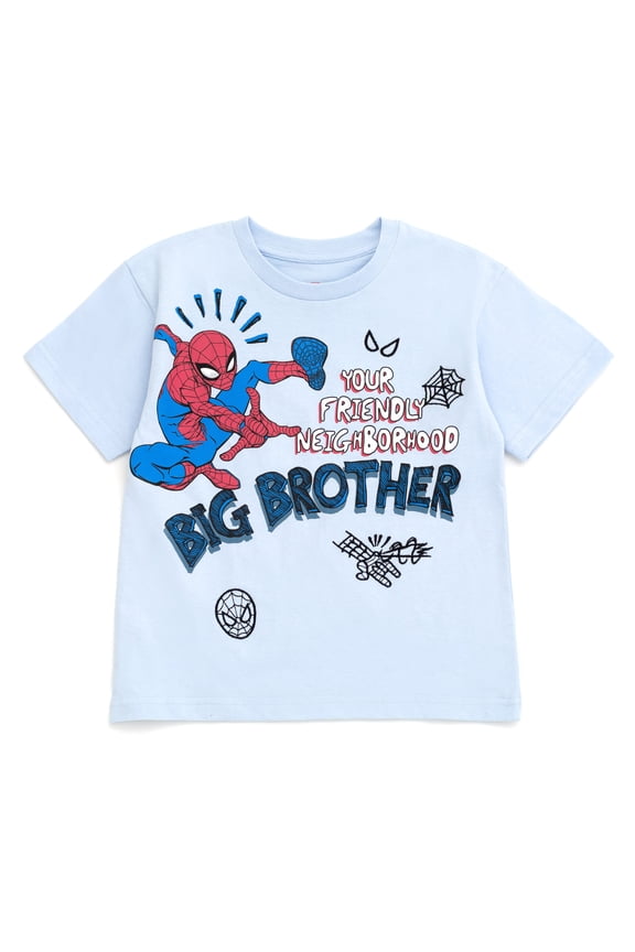 Spider-Man Drop Shoulder T-Shirt Toddler to Big Kid