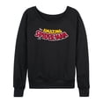 thumbnail image 1 of Marvel Spider-Man - Editorial Logo - Ladies French Terry Pullover Long Sleeve Shirt, 1 of 5
