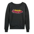 thumbnail image 1 of Marvel Spider-Man - Editorial Logo - Ladies French Terry Pullover Long Sleeve Shirt, 1 of 5