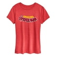 thumbnail image 1 of Marvel Spider-Man - Editorial Logo - Ladies Short Sleeve Graphic T-Shirt, 1 of 5