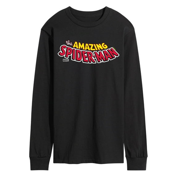 Marvel Spider-Man - Editorial Logo - Men's Long Sleeve Graphic T-Shirt