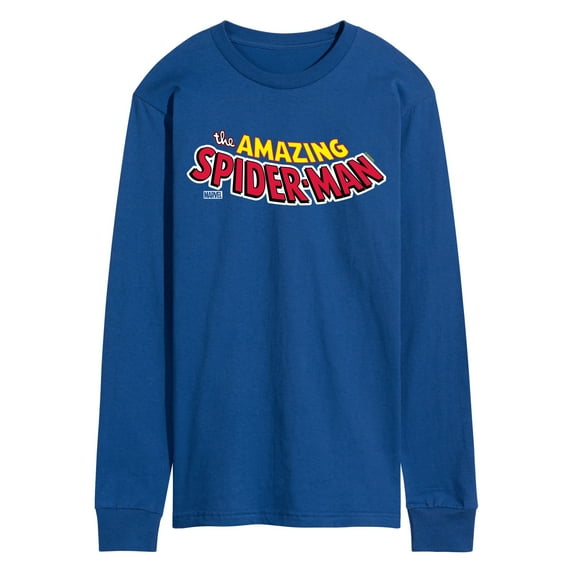 Marvel Spider-Man - Editorial Logo - Men's Long Sleeve Graphic T-Shirt