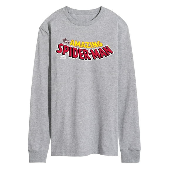 Marvel Spider-Man - Editorial Logo - Men's Long Sleeve Graphic T-Shirt