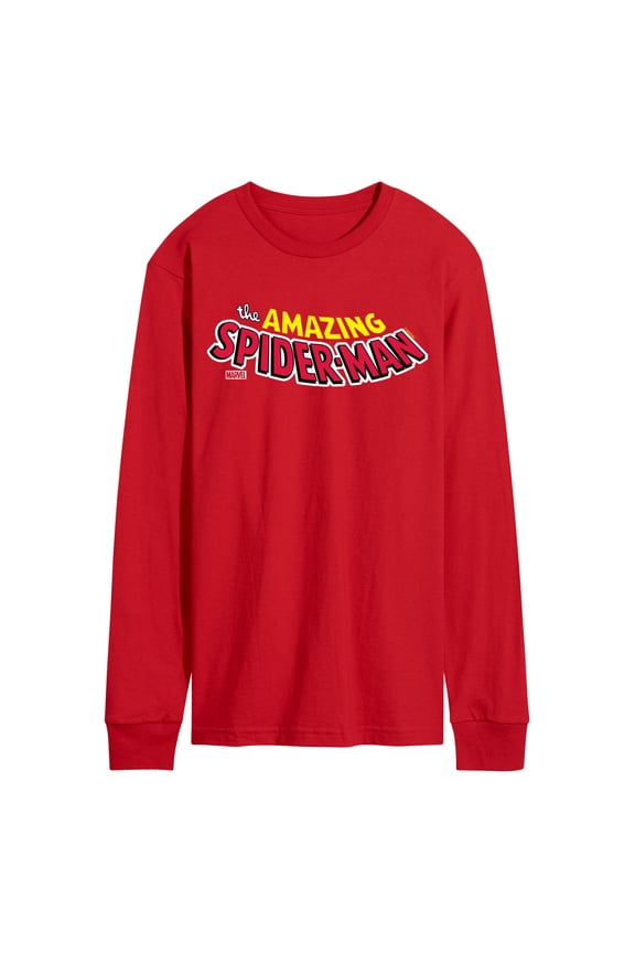 Spider-Man - Editorial Logo - Men's Long Sleeve Graphic T-Shirt