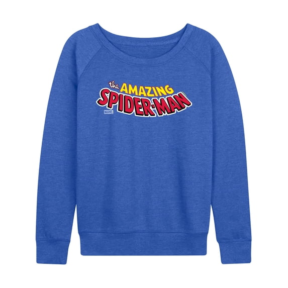 Marvel - Spider-Man Editorial Logo - Women's French Terry Long Sleeve Pullover