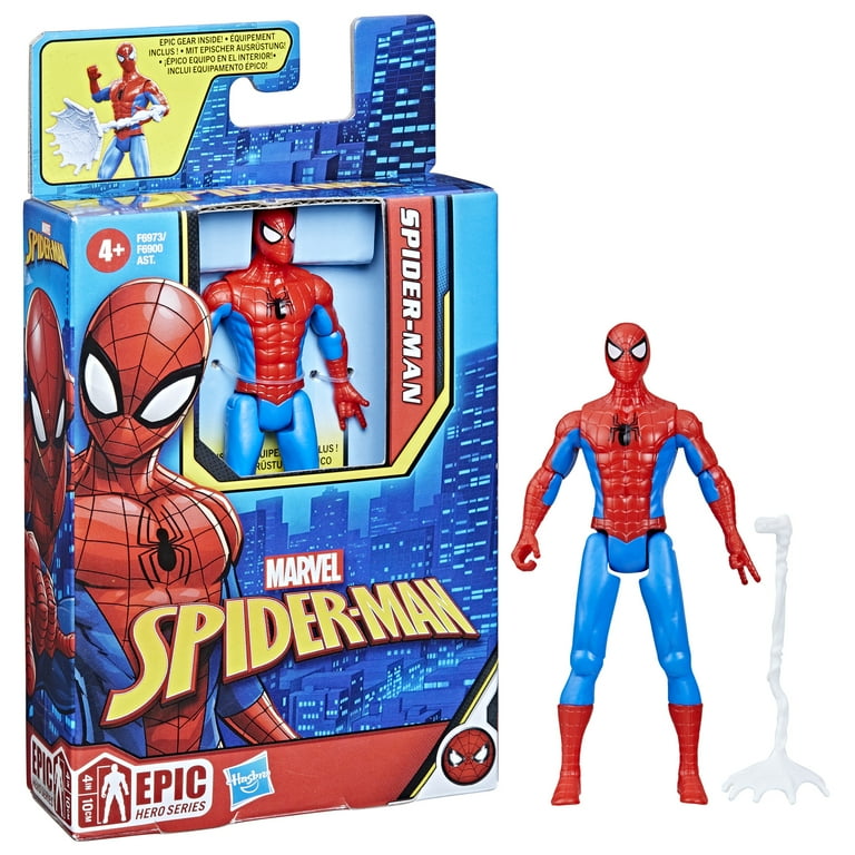 Marvel, Spider-Man Action Figure, Classic 4-inch Epic Hero Series