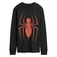 thumbnail image 1 of Marvel - Spider-Man Faded Logo - Men's Long Sleeve Graphic T-Shirt, 1 of 4
