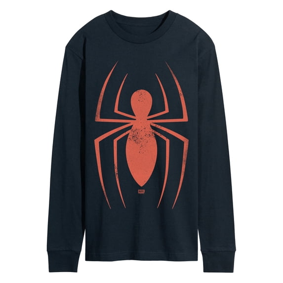 Marvel - Spider-Man Faded Logo - Men's Long Sleeve Graphic T-Shirt