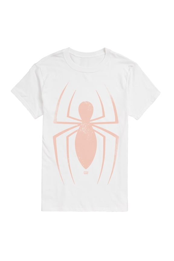 - Spider-Man Faded Logo - Men's Short Sleeve Graphic T-Shirt