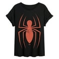 thumbnail image 1 of Marvel - Spider-Man Faded Logo - Women's Graphic T-Shirt, 1 of 4