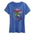 thumbnail image 1 of Marvel Spider-Man - Fighting Doc Ock - Ladies Short Sleeve Graphic T-Shirt, 1 of 5