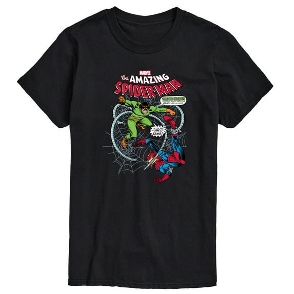 Marvel Spider-Man - Fighting Doc Ock - Men's Short Sleeve Graphic T-Shirt