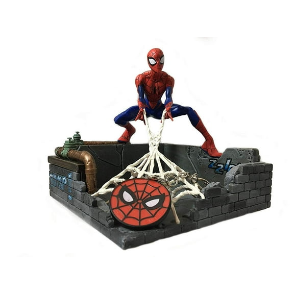 Marvel Spider-Man Finders Keypers Statue | Official Spider-Man Key Holder Figure