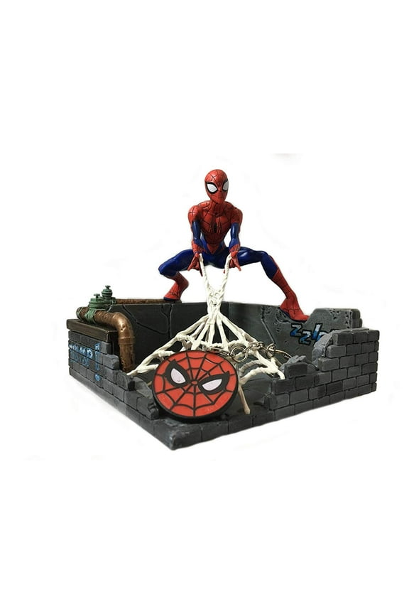 Marvel Spider-Man Finders Keypers Statue | Official Spider-Man Key Holder Figure