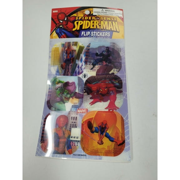 Marvel Spider-Man Flip Sticker Sheet - Set of 8
