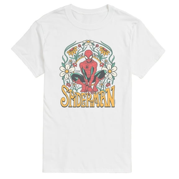 Marvel Spider-Man - Florals - Men's Short Sleeve Graphic T-Shirt