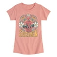 thumbnail image 1 of Marvel Spider-Man - Florals - Toddler And Youth Girls Fitted Short Sleeve Graphic T-Shirt, 1 of 4